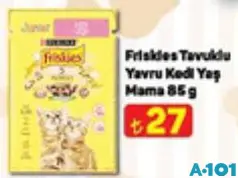 FRİSKİES TAVUKLU YAVRU KEDİ YAŞ MAMASI 85 G